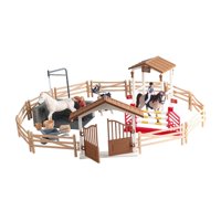 Magideal - Juguete De Juego De Jinete De Caballo, Club De Caballos Con Juguete De Caballos De Jinete, Juguete De Granero Para Niños De 3, 4, 5, 6 Y 7 Años, Niños