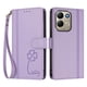 thumbnail image 3 of Funda Cartera Trébol para Xiaomi Redmi 17 4G/5G con Ranuras Tarjetas y Carga Inalámbrica Morado claro, 3 of 6