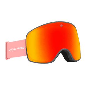 Snow Force - Antiparras Magnéticas Ski & Snowboard North Pole / Rojo - Gris - Rosa