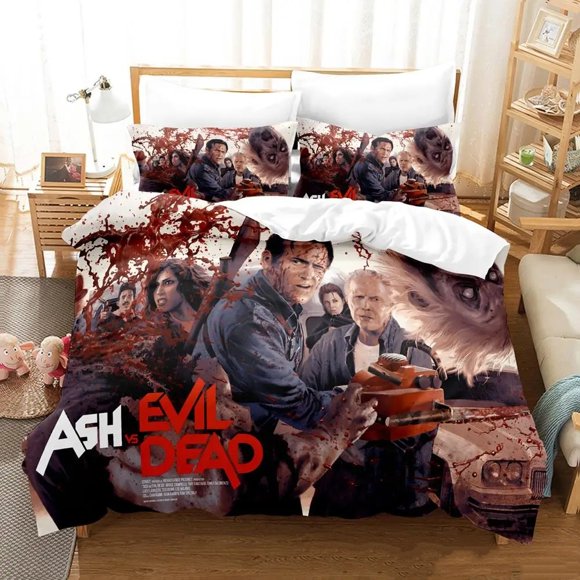 Ash VS Evil Dead Bedding Set Bed Set Aldult Kid Bedroom Duvetcover Sets parure de lit