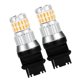 thumbnail image 3 of 2 Bombillas De Luces De Freno Traseras Parpadeantes De 9-30 V, Iluminación Amarilla 3157, 3 of 5