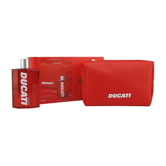 Cologne Ducati Sport Amber Fougere para hombre, 100 ml, set de regalo de 2 piezas