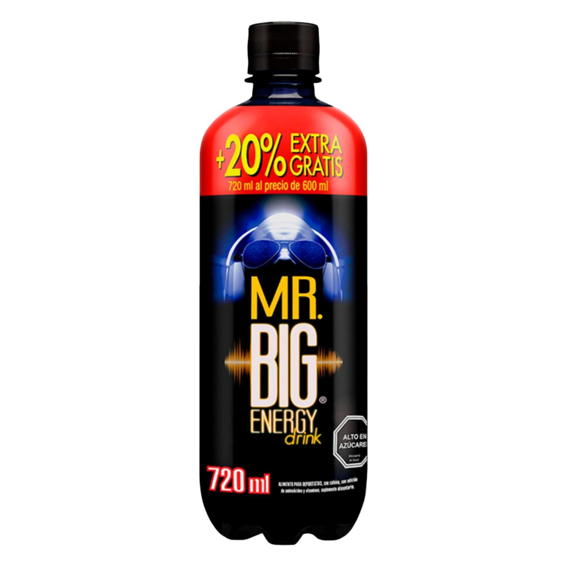 Bebida Energética Original Botella 720 ml Mr. Big