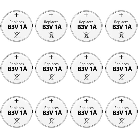 Paquete de 12 Baterías de Repuesto Enerpe B3V 1A de Alta Capacidad
