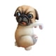 thumbnail image 5 of Estatua De Jardín Para Perro, Maceta, Microdecoración De Paisajismo Para Patio, Pug, 5 of 5