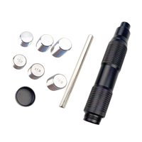 Magideal - Extensión De Taco De Billar Con Tornillos, Alargador De Extremo De Taco Con Mango Desmontable, Perno De Peso Para Taco De Billar Para Entrenamiento De