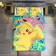 thumbnail image 1 of 3 Piece Bedding SetCartoon PikachuComforter Set for Kids Boys Teen Tween 3D Lightweight Microfiber Bedding Sets, 1 of 5