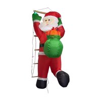 Bothyi - Adorno Navideño Inflable De Papá Noel Para Patio O Jardín En Invierno