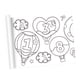 thumbnail image 4 of Pósteres Para Colorear, Regalo De Cumpleaños, Rollo De Papel De Arte DIY, Adhesivo Para El Hogar, Dibujo, Número, Letra, 4 of 5