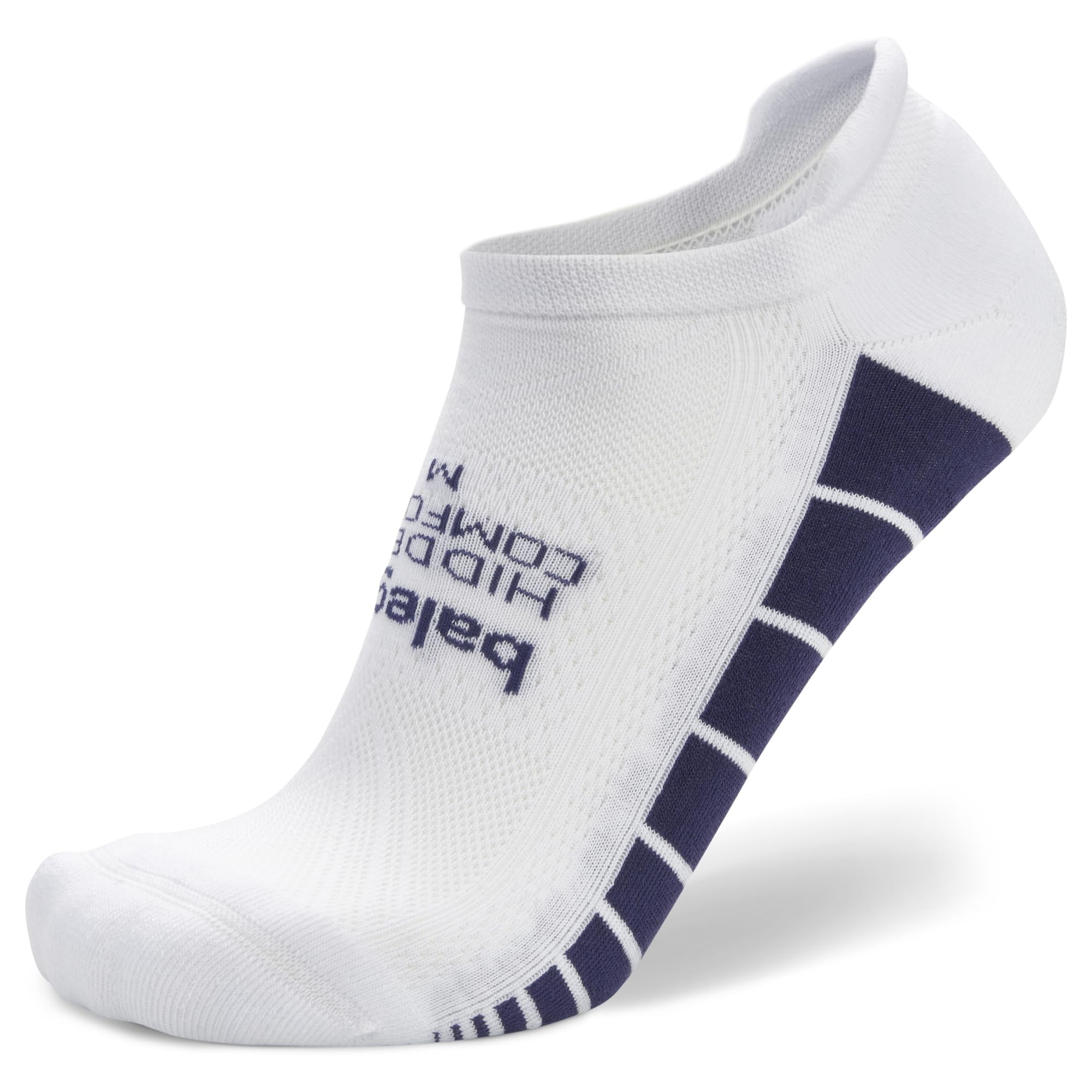 Calcetines Para Correr Balega Hidden Comfort No-show, Blancos, Xl