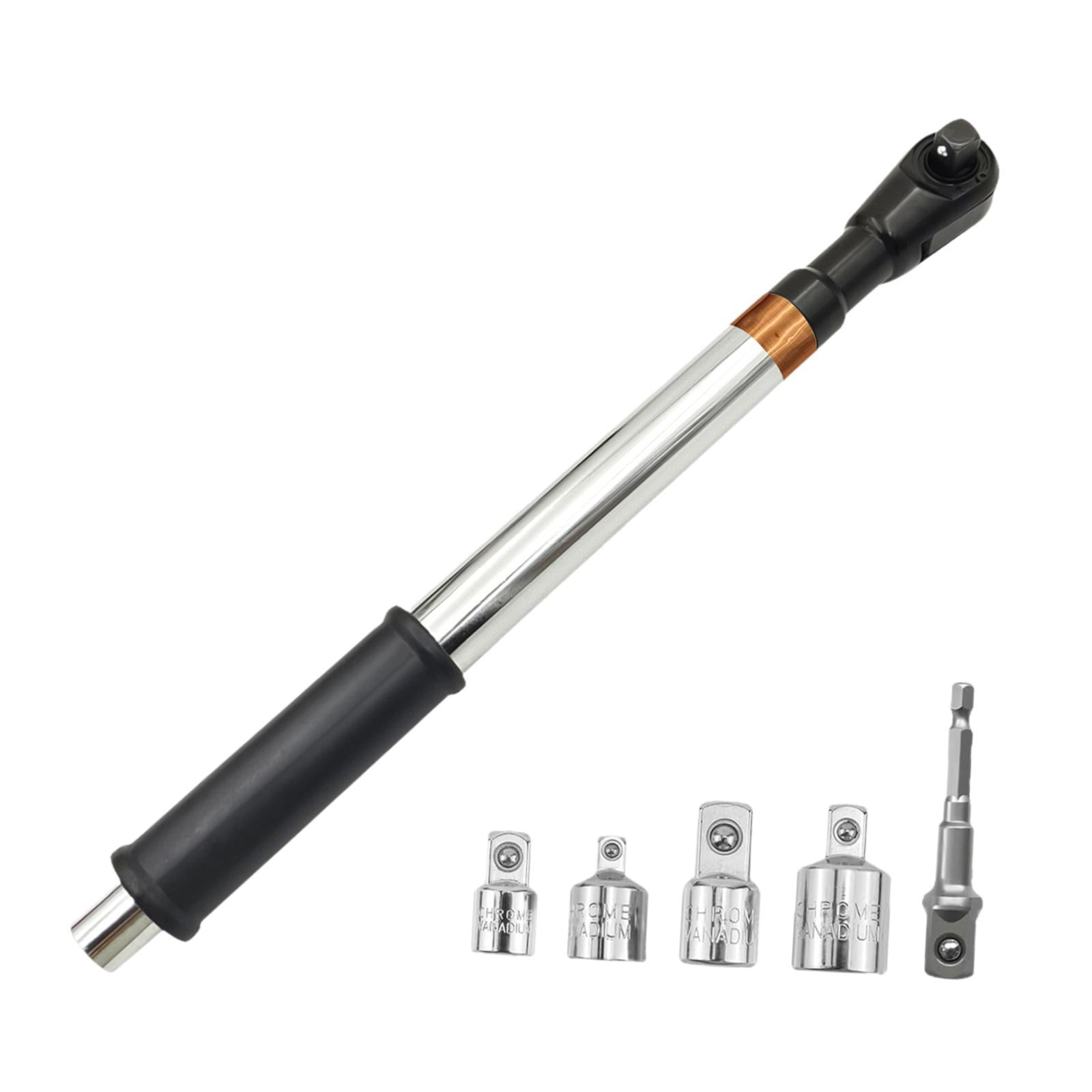 Magideal - Llave De Impacto De Extensión Desplazada Con Adaptadores, Fácil De Transportar, Versátil, Resistente, Profesional, Accionamiento De 1/2'' Para