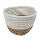 thumbnail image 1 of Canasto Algodón Redonda Café - Blanco 3.46 lt, 1 of 3