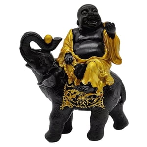 Bothyi - Estatua De Buda Ornamento Escultura Montar Elefante Figuras En Miniatura Figuras Styleb