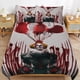 thumbnail image 1 of Pennywise Bedding Set Duvet Cover Comfortable and Lightweight Cartoon Bedding 3 Piece Bed Set, 1 of 5