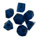 thumbnail image 2 of 7 Uds Dados Poliédricos Brillantes D4 d20 Dados De Varios Lados Para Juego De Rol Azul, 2 of 5