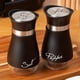 thumbnail image 1 of Add Flavor to Your Meals with 2-Piece Refillable Salt & Pepper Shakers Set - Stainless Steel Lid Container, 3.4oz Size, Perfect for Home Kitchen, Restaurant, and Picnic - Essential Kitchen Accessories, 1 of 5