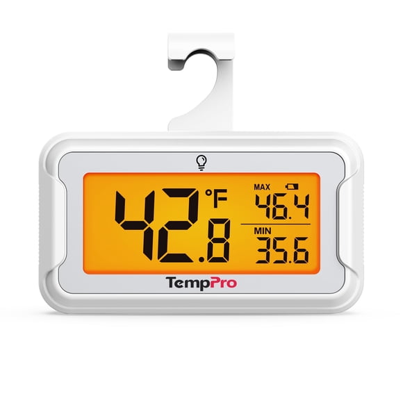 Termómetro para Refrigerador TempPro Pantalla LCD Grande Retroiluminada