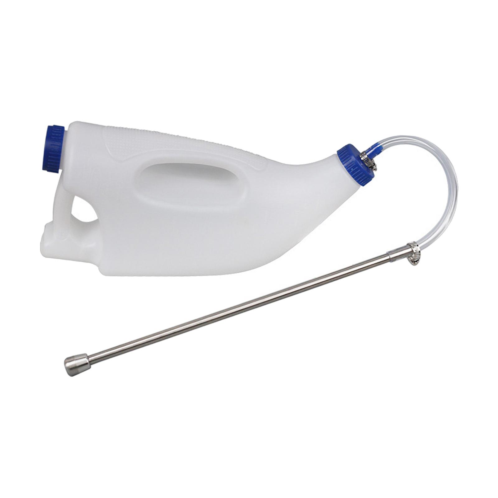 Ioensy - Biberón Para Terneros De 4 Litros Con Asa, Biberón Para Ovejas Y Corderos Para Alimentar Animales De Granja