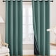 thumbnail image 1 of suxuMhao Cortinas, Cortinas Blackout Verdes para Sala de Estar y Dormitorio con Aislamiento Térmico, Paneles de Cortina para Oscurecer la Habitación, 39x63in, 2 Piezas, Cortinas Que Bloquean la Luz, 1 of 5