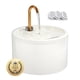 thumbnail image 1 of Fuente de agua automática para gatos MISFANS, cerámica, 2,1 L, color blanco, 1 of 6
