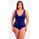 thumbnail image 5 of Samia Traje de Baño Mujer Reductor Modelador Azul Marino Una Pieza Corset Ajustable UV50+ Talla XL, 5 of 7