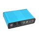 thumbnail image 1 of Tarjeta De Sonido Externa USB 5.1 Sonido Envolvente Tarjeta De Sonido De Audio óptico, Azul, 1 of 5