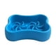 thumbnail image 3 of Cuenco Para Perros Alimentador Lento De Silicona Parada De Sobrealimentación Interactiva Antideslizante Para Perros Adultos Azul, 3 of 5