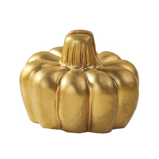 Gazechimp - Tarjetero Con Diseño De Calabaza, Portatarjetas Con Nombre Para Centros De Mesa, Fiesta De Navidad, Dorado