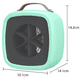 thumbnail image 2 of Calentador eléctrico de bajo consumo con protección contra vuelcos y sobrecalentamiento para baños familiares., 2 of 5