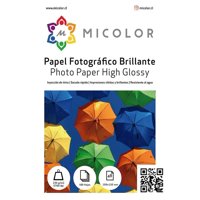 Micolor - Papel Fotografico Brillante R4 (10X15Cm) 230G 100 Hojas