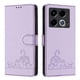 thumbnail image 5 of Funda tipo cartera FOXDOCK para infinix Note 40 con soporte, ranuras, RFID, diseño de gato, 5 of 5