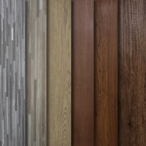 Piso Vinilico Autoadhesivo 1 Caja 2.5m2 Antideslizante 18 Und gris oscuro