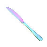 Xmhytop 4 Piezas Cubiertos De, Utensilios De Cocina Y Cubiertos Cotidianos,Cuchillo De Mesa,Multicolor