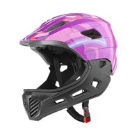 Magideal - Casco De Bicicleta Para Niños Con Absorción De Impactos, Ligero, Cómodo, Desmontable, Interior Ajustable, Adecuado Para Niños Y Niñas, Bicicleta De Ca Púrpura