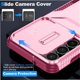 thumbnail image 5 of Funda Resistente para Samsung Galaxy S25 FE con Tapa Deslizante y Protección Militar Rosa, 5 of 6