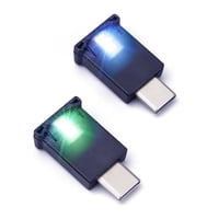 Luz Led Rgb Aozita Mini Usb Tipo C Con Brillo Ajustable