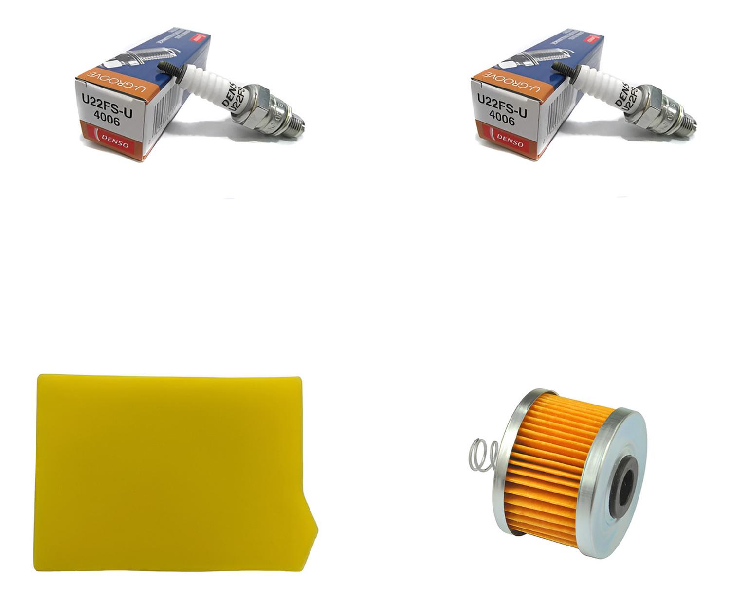 Genérico - Kit Mantencion Moto Pulsar Ns 125/Ns135 (Aire+2Bujia+Aceite)