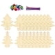 thumbnail image 3 of Juego De Pintura De Rodajas De Madera De árbol De Navidad, Juego De Pintura DIY Para Decoración Navideña, Juego De 10 Uds., 3 of 3
