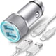 thumbnail image 2 of Cargador de coche con doble puerto USB Compatible con iPhone XR/XS/X / 8/7/6/6S Plus 5S/5C/SE, iPad Air Mini Pro, 2 of 8