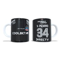 Arumistorechile - Tazon Taza + Porta Vaso Colocolo 2024 Negra Vicente Pizarro