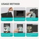 thumbnail image 4 of 1pc Artificial Leather Phone Case With Magnetic Buckle Retro Support For Wireless Charging Black Brown Green For S22 S23 Ultra A14 A53 A54 Note 20 Ultra, 4 of 5