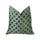 thumbnail image 1 of Cojín Plutus Brands Velvet, 50 x 75 cm, turquesa y marrón, 1 of 2