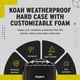 thumbnail image 4 of Estuche Rígido Knox Gear Koah 25x23x18 cm IP67 con Espuma Personalizable, 4 of 7
