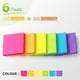 thumbnail image 3 of Notas adhesivas de 3 x 3 pulgadas, colores brillantes, 6 blocs/paquete, 100 hojas/bloc, 600 hojas en total, 3 of 7
