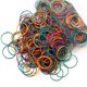 thumbnail image 1 of Gomas elásticas zelin 200 piezas de colores para oficina, 1 of 7