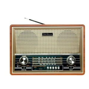 Parlante. - Parlante Mlab 8733 Retro Grund Bluetooth Usb Fm Color Café