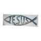 thumbnail image 3 of 3D Truck Car Jesus Fish Chrome Calcomanía Emblema Adhesivo Adhesivo Fácilmente Plateado, 3 of 5