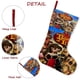thumbnail image 5 of El Libro de la Vida Tema: Calcetines de Navidad, fino lino blanco para colgar en escaleras y chimenea, decoración navideña para el hogar, regalo de Navidad. 45cm × 32cm, 5 of 5