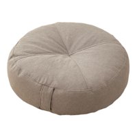 Bothyi - Almohada De Suelo Redonda Premium Pequeña Para Yoga, Sofá Cama, Adultos Y Niños, Color Gris Claro