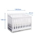 thumbnail image 2 of Cuna Blanca 4 en 1 Clermont blanca Delta Children, 2 of 6